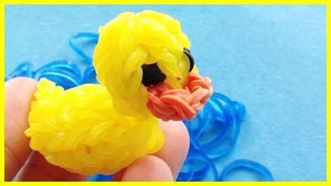 Rainbow Loom Charms: 3D Rubber Ducky : How to make with loom bands