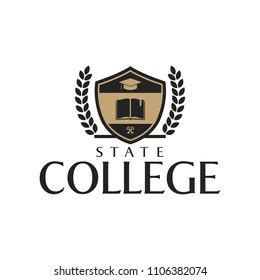 College Logo Design Stock Vector (Royalty Free) 1106382074 | Shutterstock