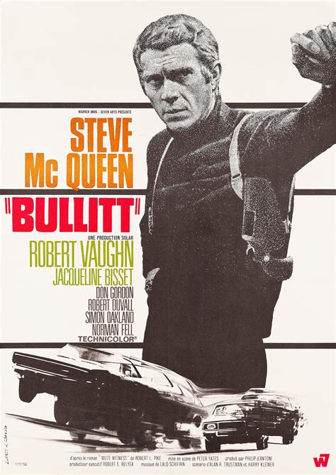 Reproduction Steve McQueen Bullitt Movie Poster | Etsy