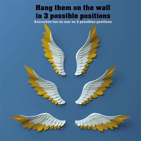 Wings Papercraft, Paper angel wings, Pegasus wings, Do it yourself, PDF ...