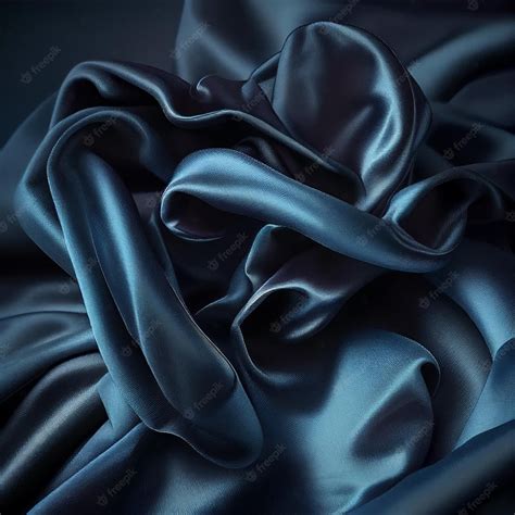 Premium Photo | Texture of blue silk fabric with folds and waves close-up, beautiful textile ...