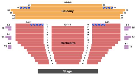 Hofmann Theatre at Lesher Center for the Arts Seating Chart | Hofmann ...