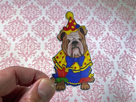 Bulldog Vinyl Sticker, Bulldog Decal Sticker, Dog Sticker, Dog Lover ...