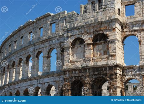 Pula Arena, Croatia stock photo. Image of istria, travel - 10953812