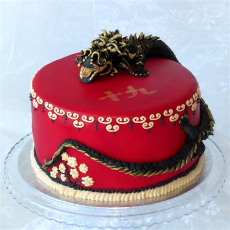 Chinese Dragon Birthday Cake - CakeCentral.com