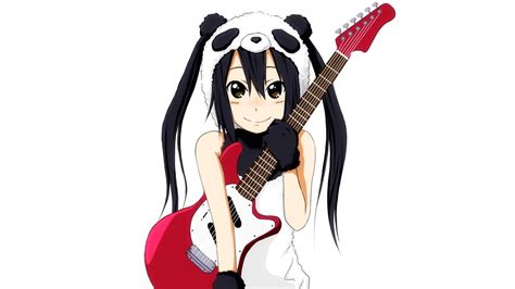 Girl anime with red electric guitar HD wallpaper | Wallpaper Flare