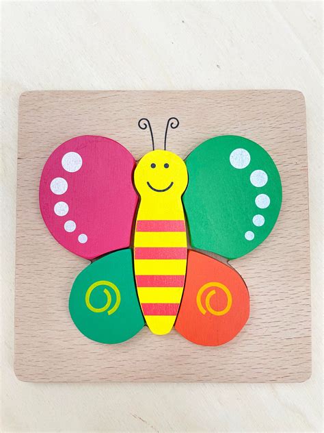 4 PCS Wooden Puzzles Set for Kids-wooden Jigsaw Puzzles for - Etsy