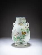 A 'qianjiang' school famille-rose vase (Hu), Late Qing dynasty - Republican period | 清末至民國 ...