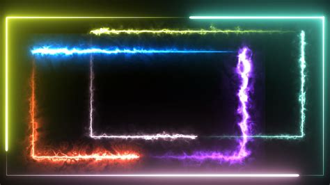 Twitch Animated Camera Overlay Neon Frame Background - Etsy | Animation ...
