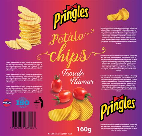 Simple Label Design | Pepsi | Pringles :: Behance