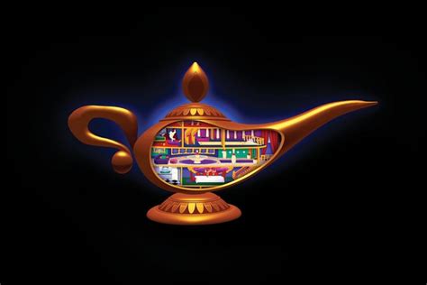 Inside the Genie's Bottle | Genie lamp, Genies, Aladdin lamp