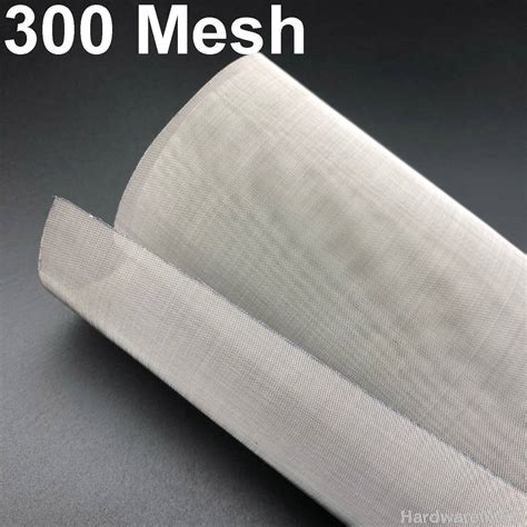 300 mesh 1Mtr W Stainless Steel Wire Mesh SS 304 Netting SS304 Fine Filter Cloth Filtration ...