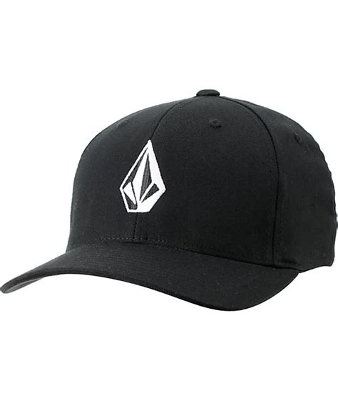 Volcom Full Stone Black Flexfit Hat | Zumiez