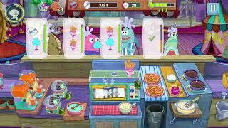 Game Play SpongeBob: Krusty Cook Off - Finger Food (Lev... | Doovi