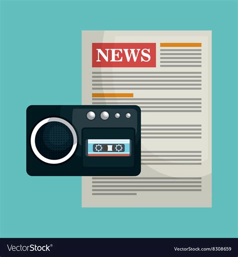 Breaking news design Royalty Free Vector Image