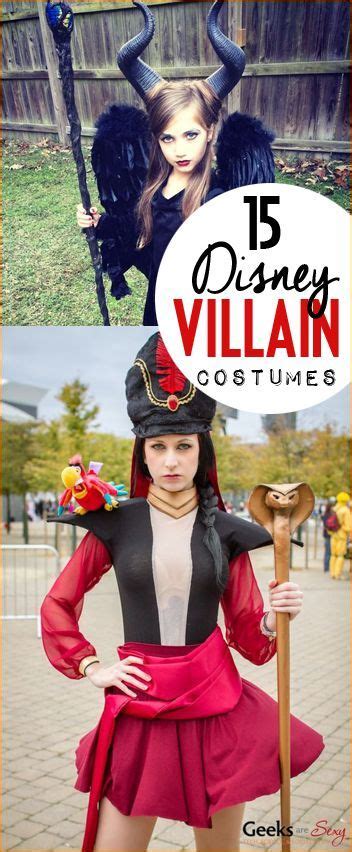 15 Disney Villain DIY Costumes. Striking Disney costumes with flare. Maleficent, Jafar, Ursula ...