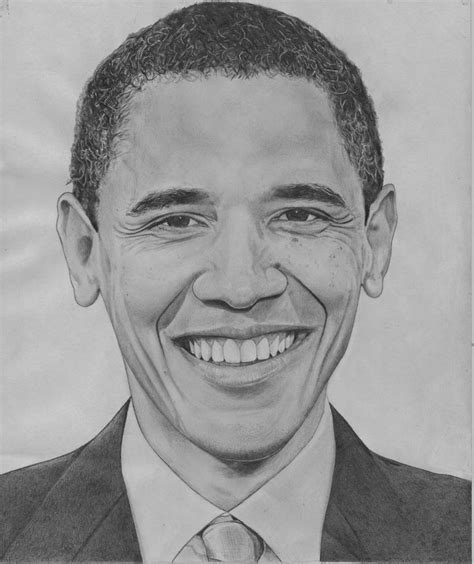 Barack Obama Drawing by Wyckedness on DeviantArt