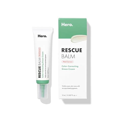 Buy Hero Cosmetics Rescue Balm & Red Correct Post-Blemish Recovery Cream - Nourishing, Calming ...