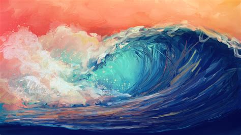 Cool Waves Wallpaper