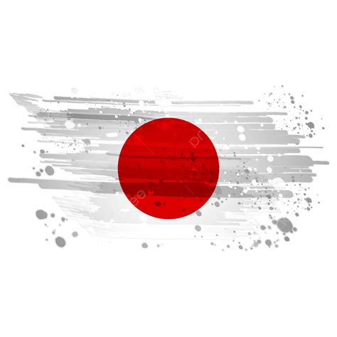 Watercolor Painted Brush Hd Transparent, Japan Flag Watercolor Paint Brush Transparent ...