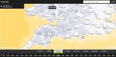 Met Office weather: Somerset facing freezing temperatures amid 'growing ...