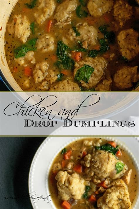 Chicken and Drop Dumplings Recipe - ~The Kitchen Wife~