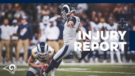 Injury Report 1/23: Zuerlein, Countess appear on Rams first injury ...