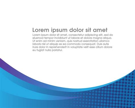 Premium Vector | Blue abstract presentation template