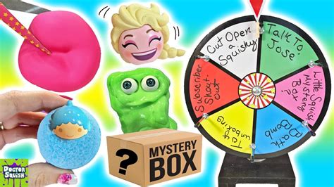 Wheel of Squish! What's Inside Squishy Toys And Blind Bags FUN! - YouTube