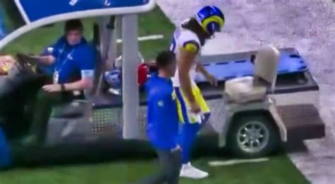 Rams WR Puka Nacua Carted Off with Concerning Knee Injury - BVM Sports