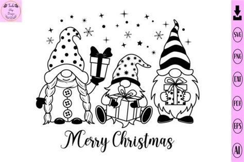 Christmas Gnome Svg Christmas Svg Graphic by Tadashop Design · Creative Fabrica