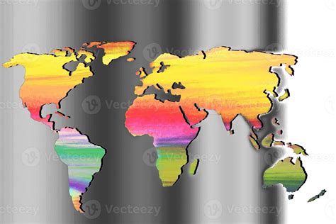 world map with gray background 16751852 Stock Photo at Vecteezy