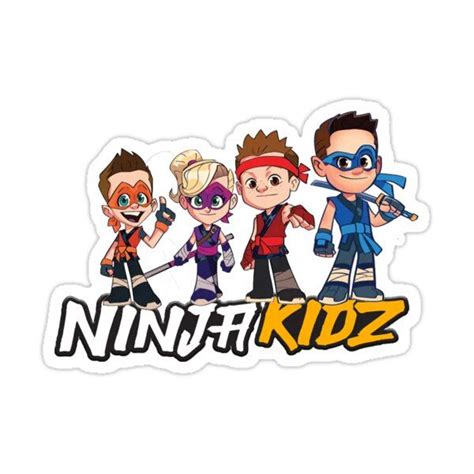 "Ninja Kidz TV" Sticker for Sale by AFProjection in 2023 | Ninja themed birthday party, Ninja ...