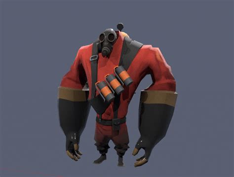 I made this buff pyro in the style of Left 4 Dead's tank, but I'm not ...