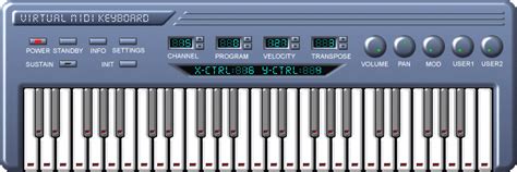 Granucon - Music Software - Virtual MIDI Keyboard