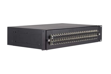 OM1 48 Port SC Multimode Fiber Patch Panel - Pre-Loaded Bundle