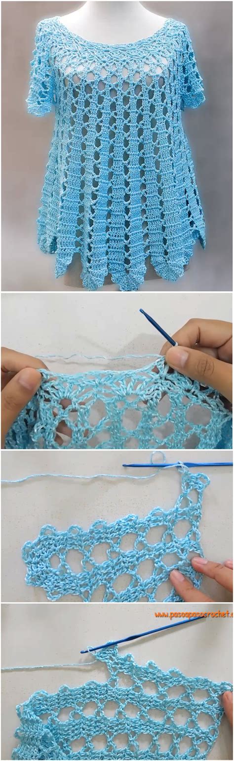 Broad Blouse Crochet Tutorial - Yarn & Hooks