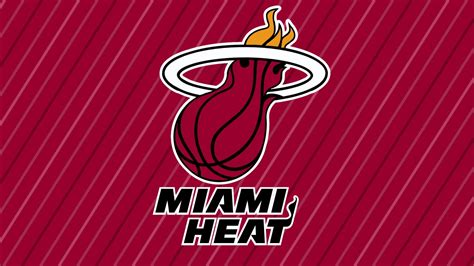 Miami Heat Logo In Red Stripes Background HD Miami Heat Wallpapers | HD Wallpapers | ID #52619