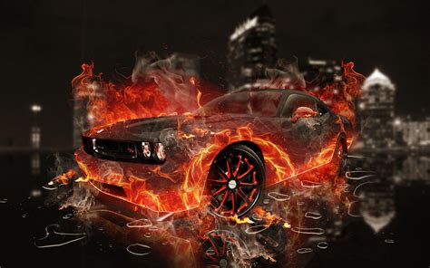 Fire Cars Wallpapers - Top Free Fire Cars Backgrounds - WallpaperAccess