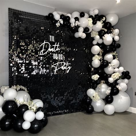 Luxury black sequin backdrop hire | Birthday decorations, Birthday party decorations for adults ...