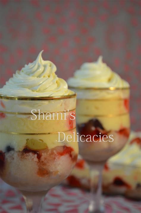 Shami's Delicacies: TRIFLE PUDDING