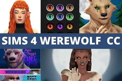 27+ Sims 4 Werewolf CC: A Full Moon Awaits - We Want Mods