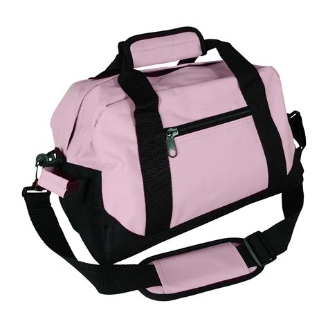 Small Duffle Bag 2 Tone Fashion Gym Travel Sport Bag Pink Woman Girl ...