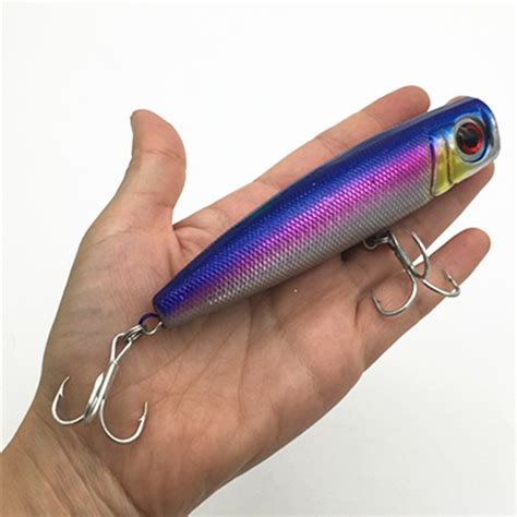 120mm/38g Popper Fishing Lure Big Game Saltwater Sea Fishing Lure ...