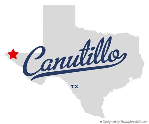 Map of Canutillo, TX, Texas