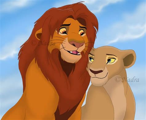 King Simba and Queen Nala