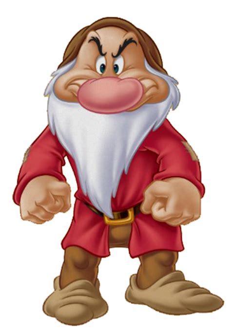 Grumpy Snow White Dwarf High Quality PNG | PNG All