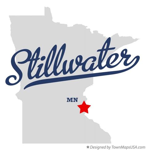 Map of Stillwater, MN, Minnesota