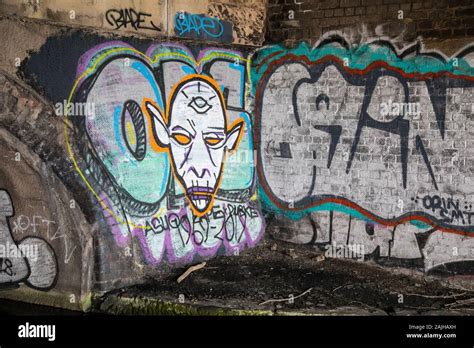 Graffiti in Digbeth, Birmingham, England, UK Stock Photo - Alamy