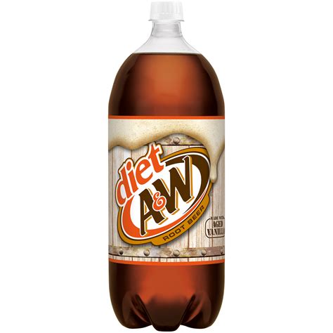 A&W Root Beer, Diet, 2.1 qt (2 lt)